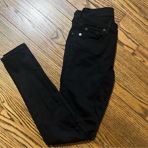 Black 7 for all Mankind the Skinny jeans